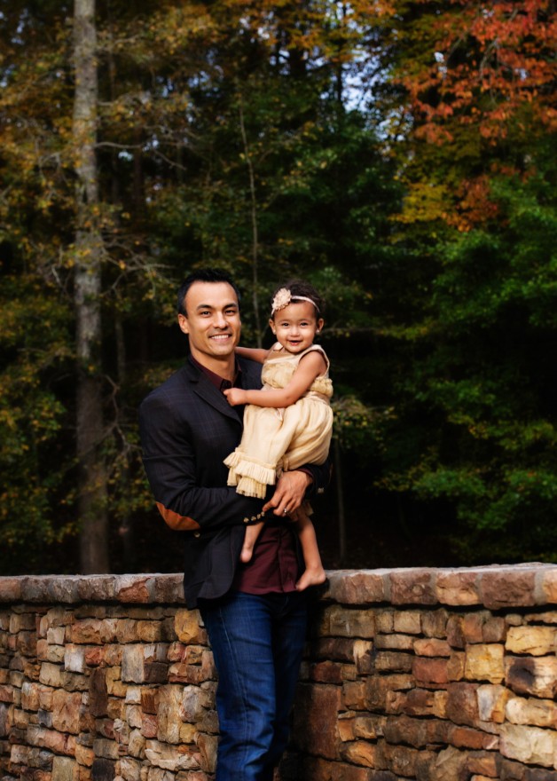 Picture with daddy!