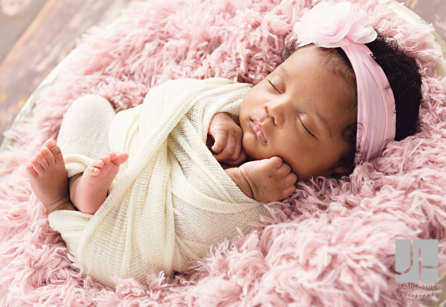 sleeping baby girl