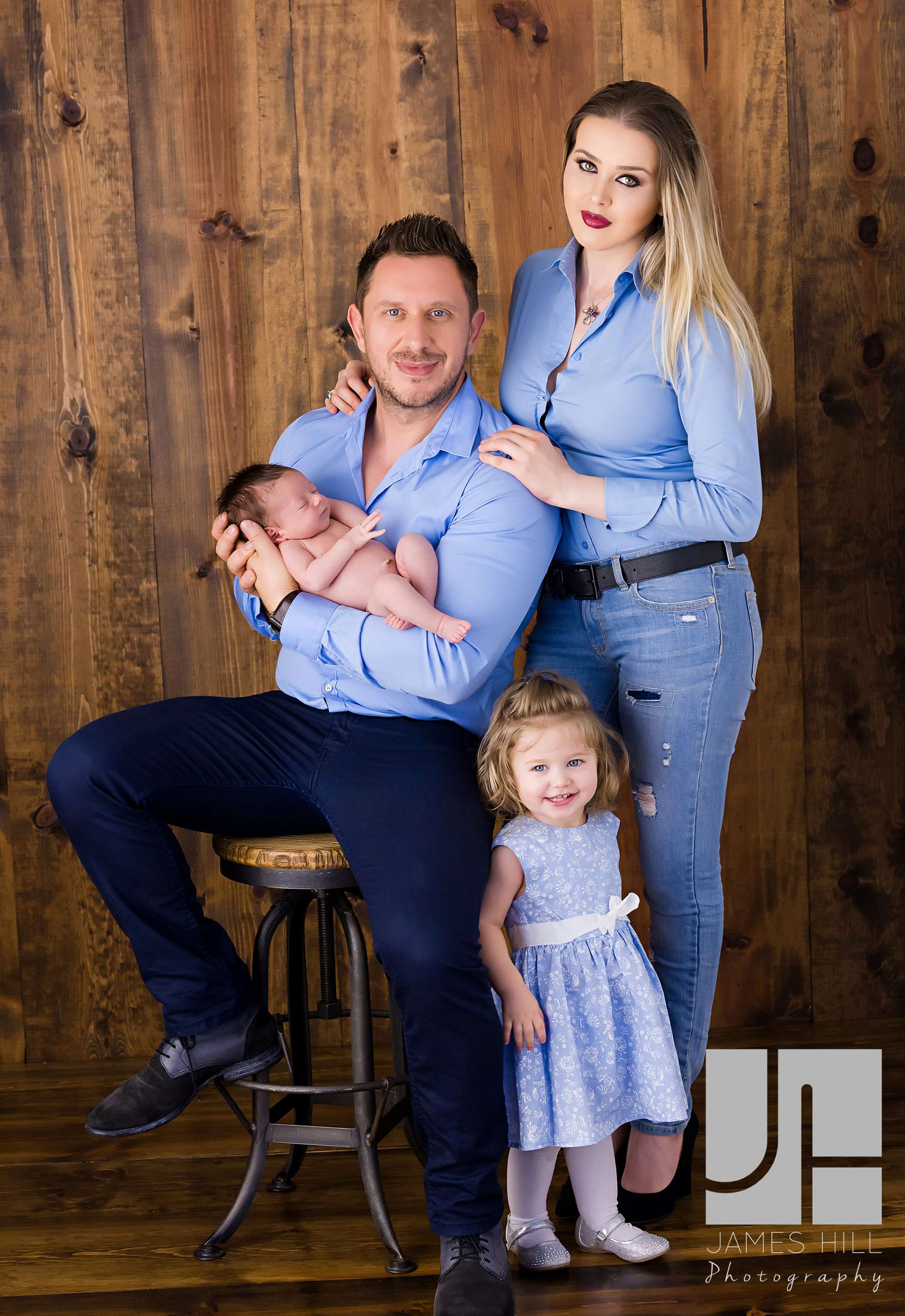 Blue is a wonderful color for this family.