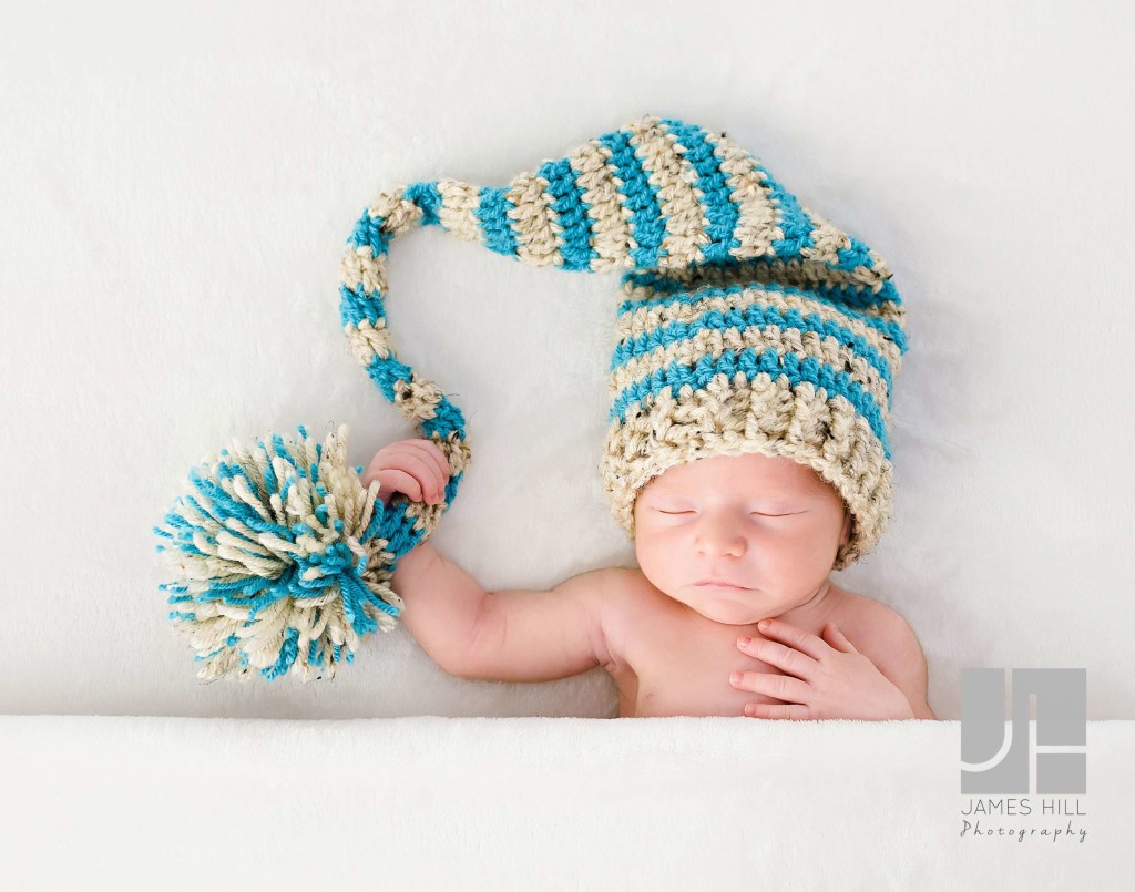 Newborn Portrait Session with Baby Lucas