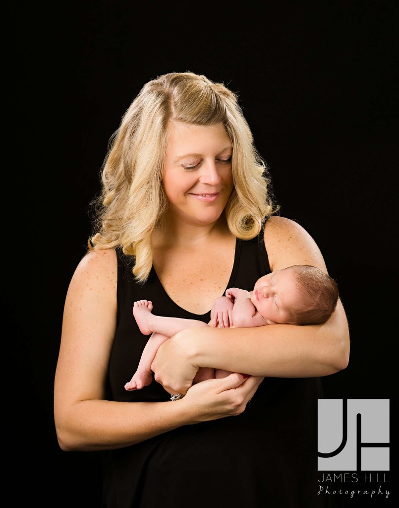 Mom Portrait with Newborn