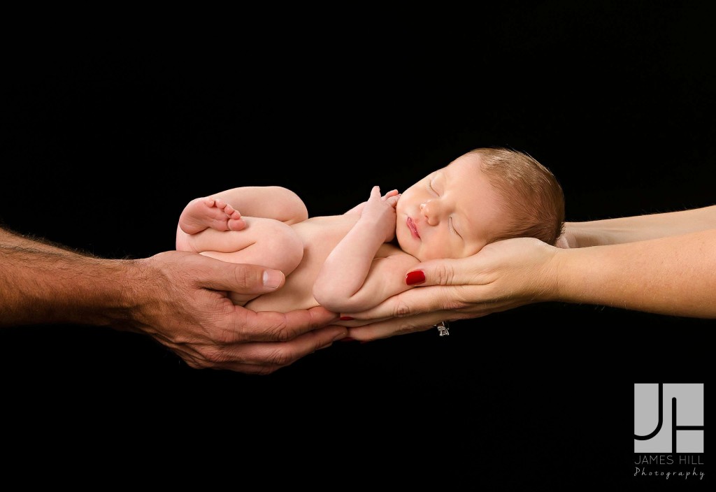 Atlanta Newborn in Parents arms
