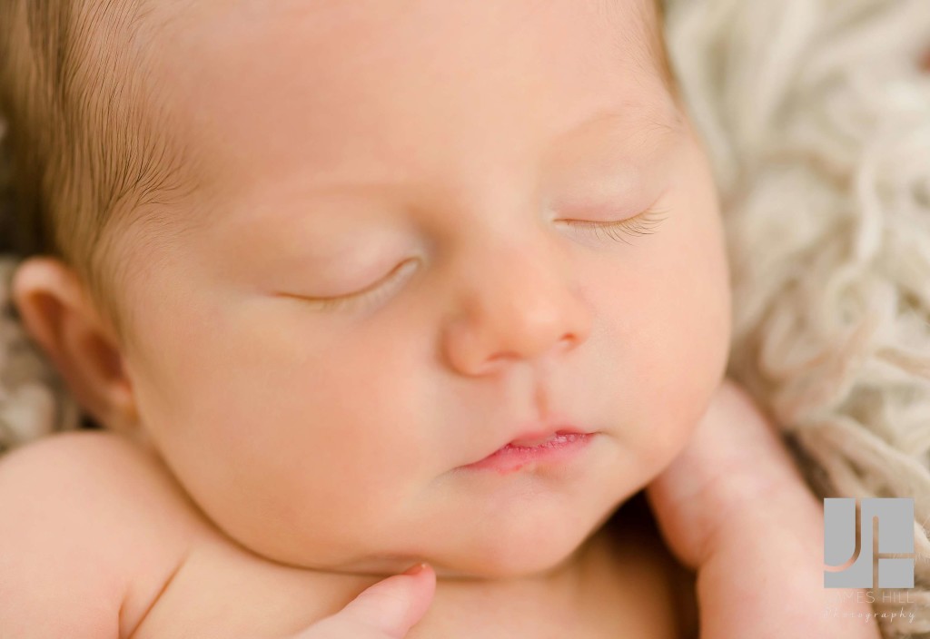 Detail Face of my Atlanta Newborn