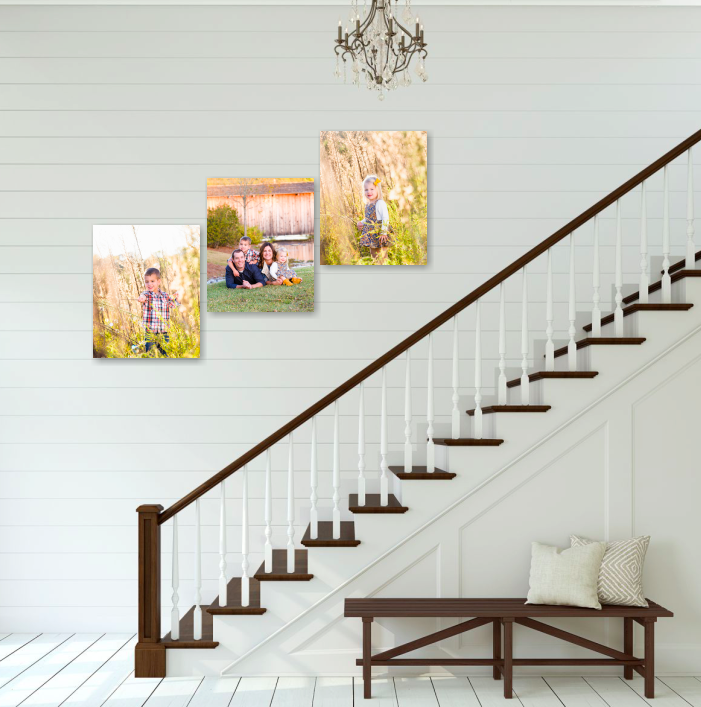 Decorating Your Stairs with Portraits