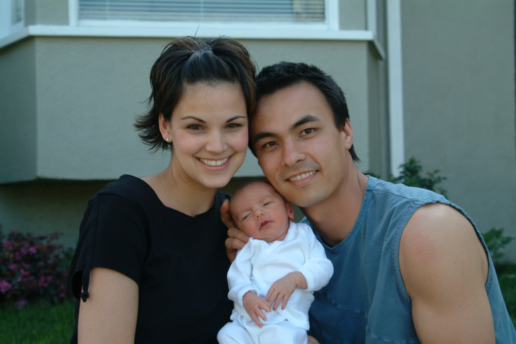 2004 Our First Family Portrait with Tristen
