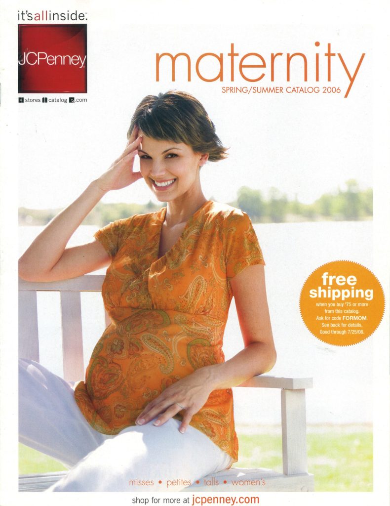 Michelle Hill on Cover of JcPenny Spring 2006