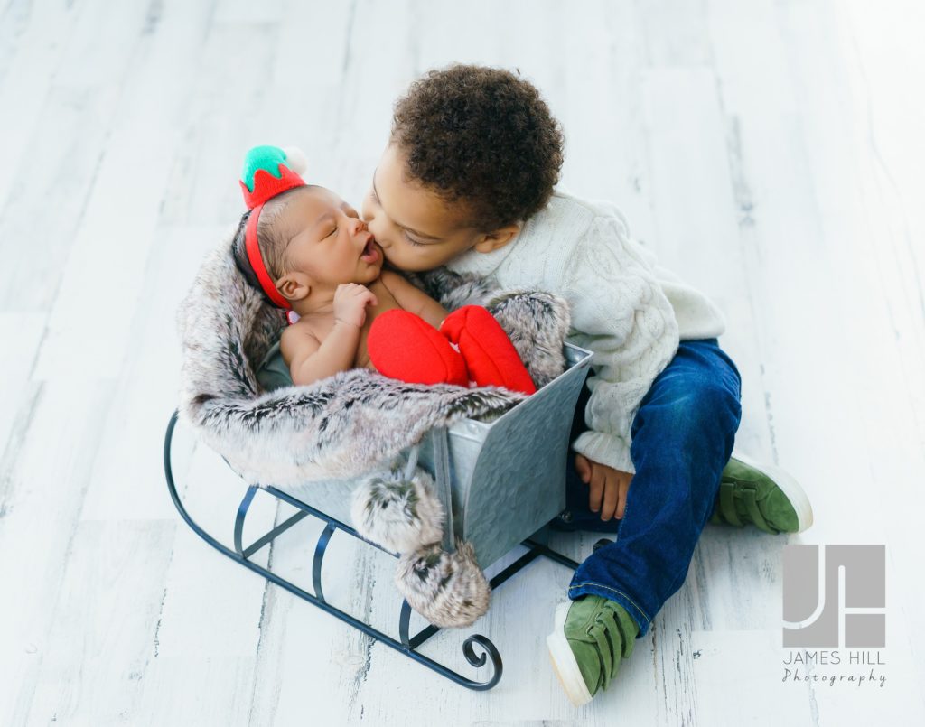 Newborn Session and his Older Brother